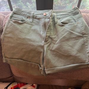 Green shorts